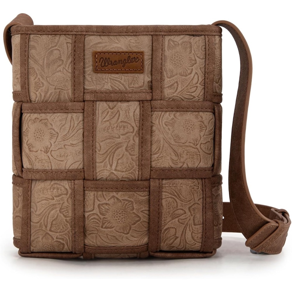 Wrangler Floral Embossed Crossbody Bag - Picture 2 of 6